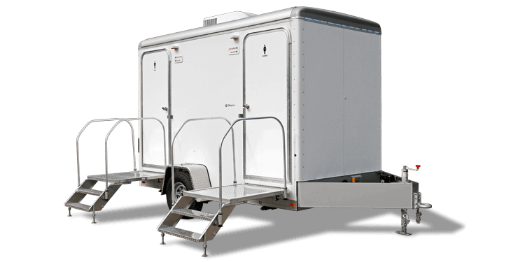 Luxury Trailer Restrooms rental in Bakersfield, CA - Premium restroom trailers for upscale events and weddings